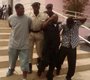 The men outside of court on Thursday.