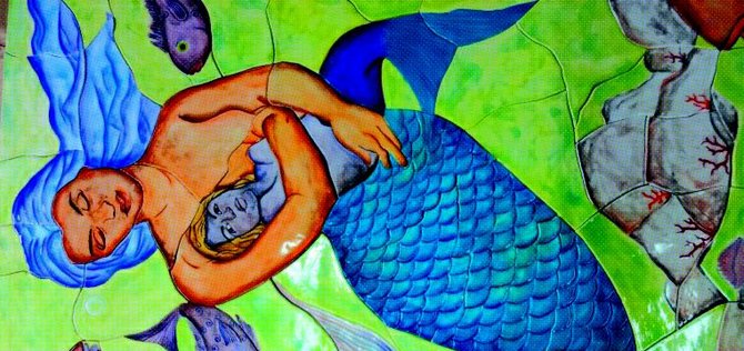The Embrace (Mermaid and Child)