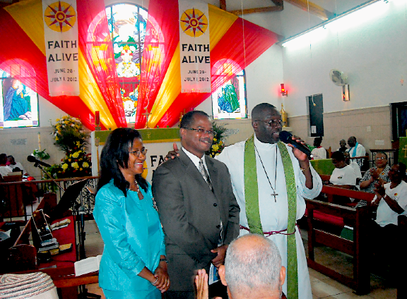 The clergy and people of Christ the King Anglican Church gave thanks for their “Faith Alive” Experience this month, while recognising the anniversary the Bahamas Heart Centre. 
