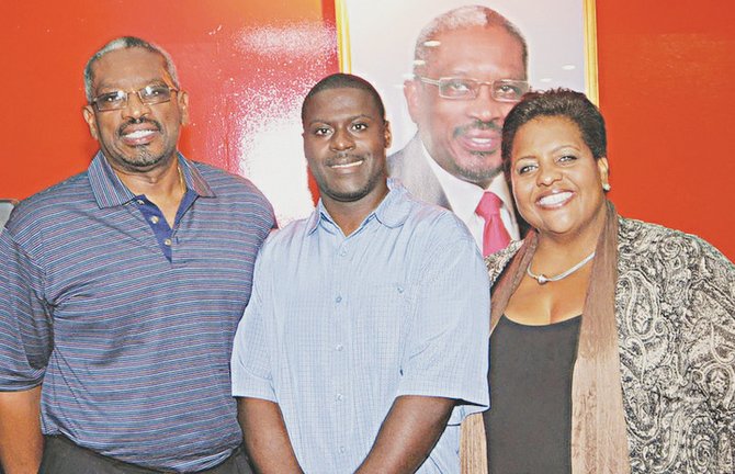 GREG GOMEZ is welcomed as the FNM candidate for the North Abaco by-election by FNM leader Dr Hubert Minnis and deputy leader Loretta Butler-Turner.