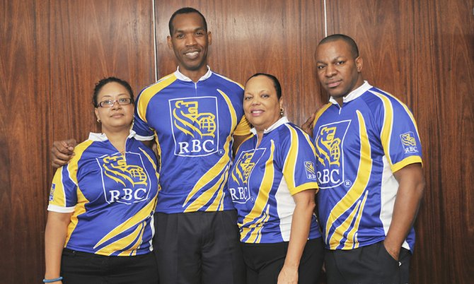 The RBC Relay Team (from left): Briony Seymour, Christopher Hanna, Daphne Haines and Mark Gardiner. 

