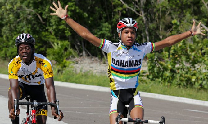 Jay Major raises his hands in victory over Anthony Colebrooke. Photo/Jeff Major