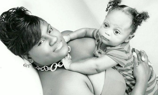 Chacelle and her daughter Payton.