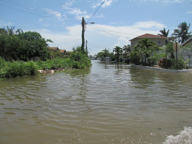 Heavy rainfall has caused serious flooding in New Providence in previous hurricane seasons.