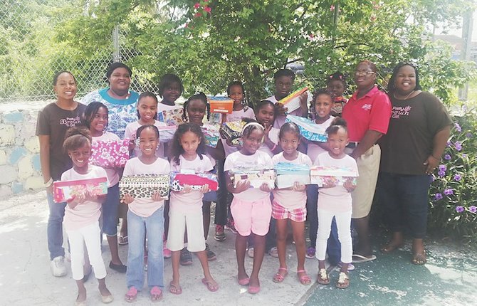 Pretty Brown Girl Club #14 visits Bilney Lane Children’s Home and donates school supplies.

