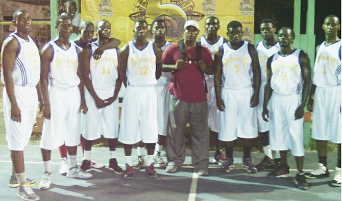 CHAMPIONSHIP GAME: The men’s divisional championship will be played between the Englerston Urban Renewal Center West (above) and the Daniel Johnson Carmichael Road Surgeons (below) at the BTC Mother Pratt Basketball Park on Saturday night.