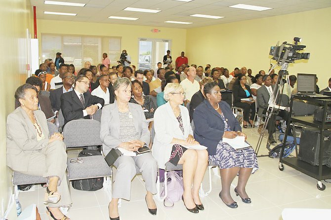 The audience at the presentation of the poverty study held yesterday.