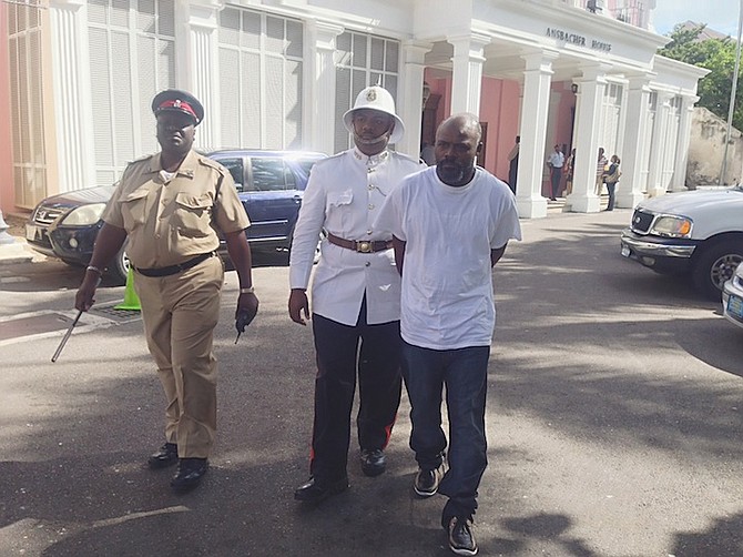 Dwight Bethel outside court.