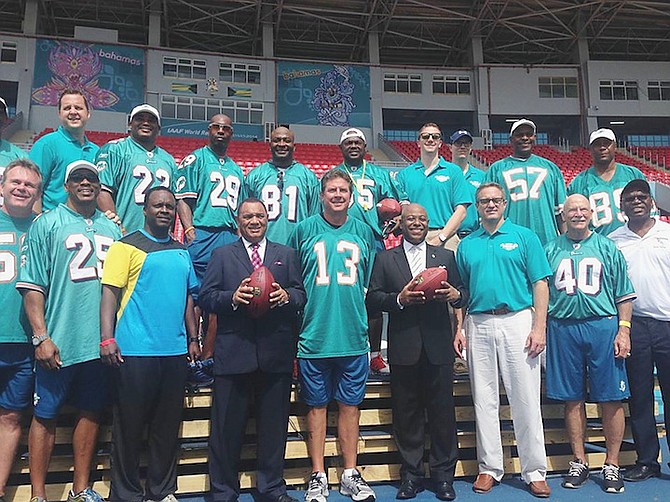 - Miami Dolphins Legends and The Islands of the  Bahamas Ink Exclusive Partnership