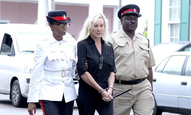 Donna Vasyli at an earlier court appearance.