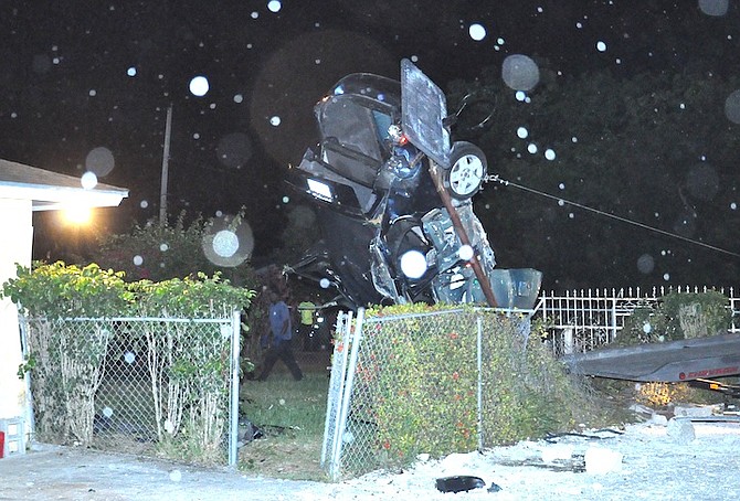 The scene of the accident. Photo: Vandyke Hepburn