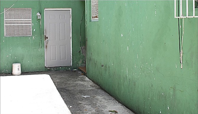 The scene of Monday night’s shooting in Hay Street.
Photos: Tim Clarke/Tribune Staff