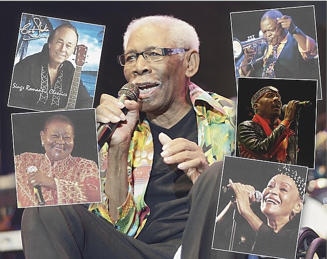 The Caribbean Muzik Festival is to honour six Living Legends of music (clockwise from top left): Emile Straker, Ronnie Butler, Hugh Masakela, Jimmy Cliff, Omara Portoundo and McCartha Sandy-Lewis.