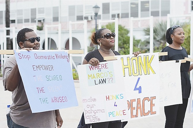 The group Mothers United for Peace protest in Rawson Square. Photos: Shawn Hanna/Tribune Staff