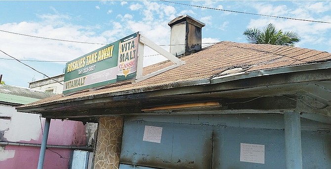 Dirty’s Chicken Shack on Poinciana Avenue has been damaged by fire. Photos: John Arty