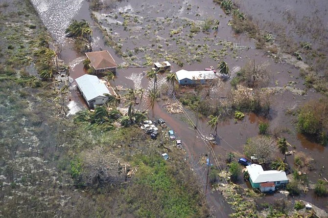 Flooding in Long Island.