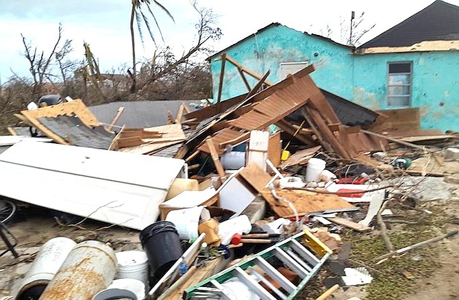 Damage on Crooked Island. Photo: Shantelle Nicole