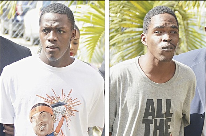 Armando Sargeant, 21, left, and Johnny Mackey, 25, who are charged alongside a 17-year-old boy with the murder of Queens College Elementary teacher Joyelle McIntosh.
Photos: Shawn Hanna/Tribune Staff