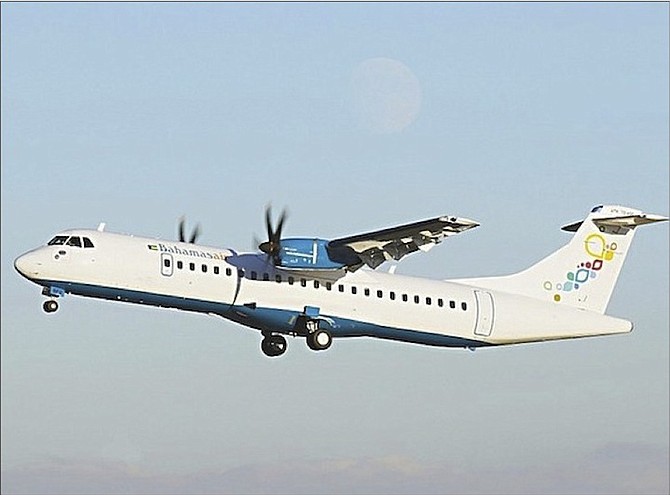 The ATR 72-600 series, of which Bahamasair has added five to its fleet. 