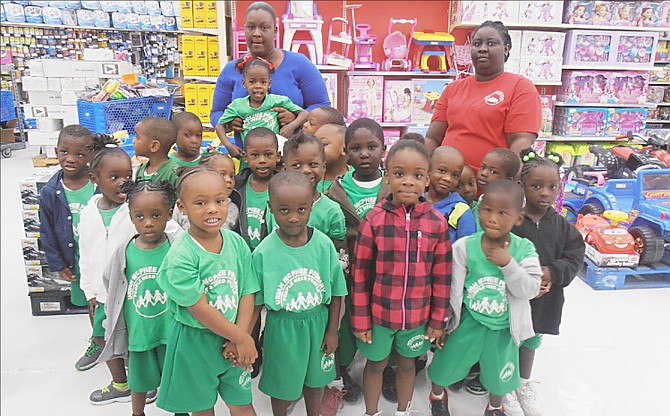 Students of Uriah McPhee Primary School tour Solomon’s Super Centre to learn about community builders and teamwork.
