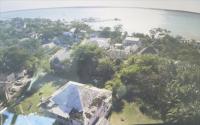 Aerial view of the Commissioner’s Residence in Dunmore Town Harbour Island. Photo: Chris Mader
