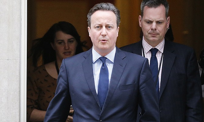 British Prime Minister David Cameron. (AP)