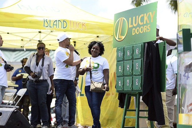 Sebas Bastian, CEO of Island Luck, at the launch of the company’s new Quick Draw game.