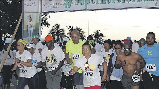 Participants enjoy the 18th Atlantic Medical Insurance Fun Walk/Run on Saturday morning.
Photos courtesy of Capital City Marketing




