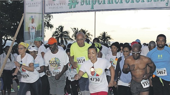 Participants enjoy the 18th Atlantic Medical Insurance Fun Walk/Run on Saturday morning.
Photos courtesy of Capital City Marketing



