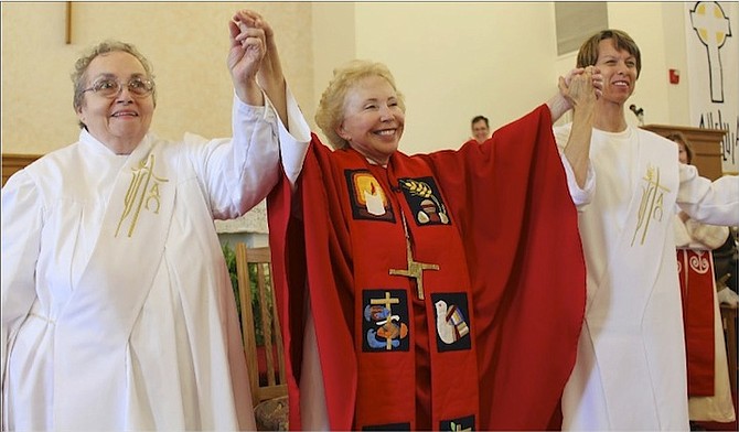 Rosemarie Smead was ordained as a Catholic priest by members of the Association of Roman Catholic Women Priests in 2013.