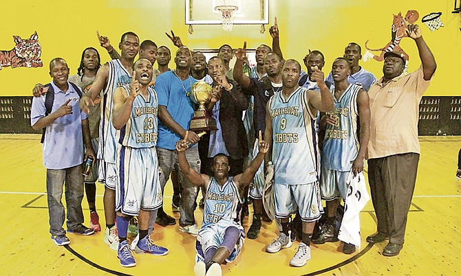 WE ARE THE CHAMPIONS: The Mail Boat Cybots closed out the series last night with a 90-70 win over the Commonwealth Bank Giants in game six of New Providence Basketball Association’s best-of-7 championship series at the AF Adderley Gymnasium.
                                                                                                                                                                                                                                                            Photo by Tim Clarke/Tribune Staff