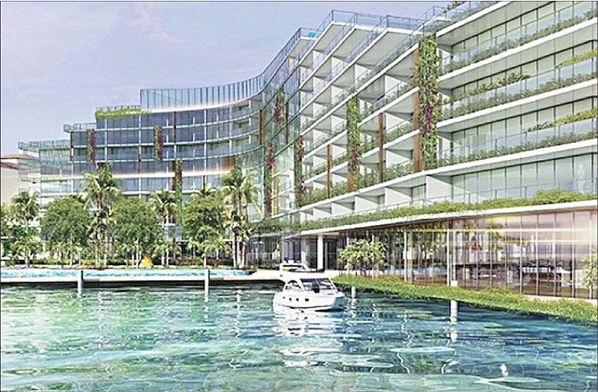 An artist’s impression of The Pointe development. 