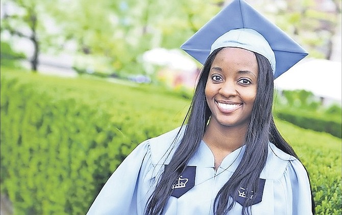 Ingeria Miller, a Columbia University graduate, has returned to The Bahamas to pursue her passion for the environment.