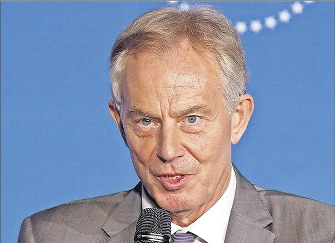Former United Kingdom Prime Minister Tony Blair.