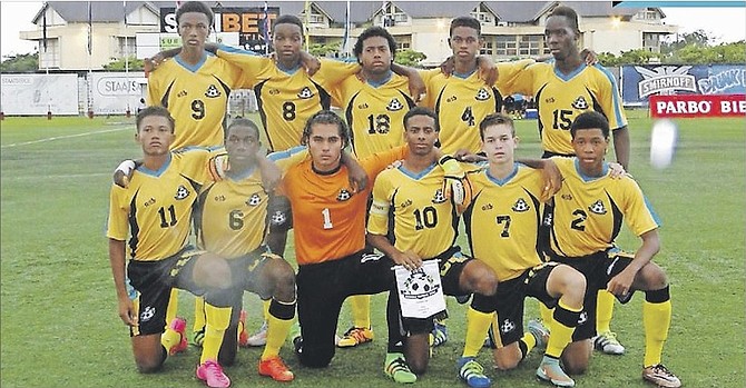 TEAM Bahamas junior national soccer team that recently played in Suriname.