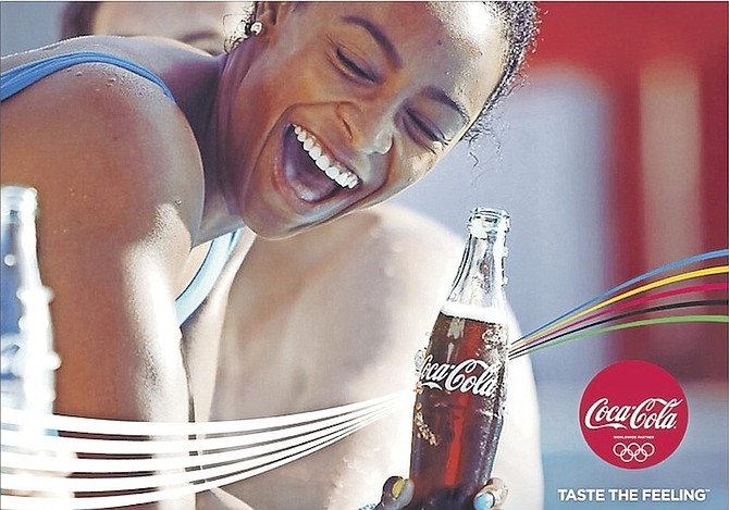 Locally, Coca-Cola will feature our very own Olympic swimmer Arianna Vanderpool-Wallace.