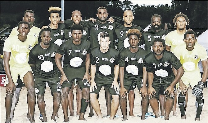 The Bahamas beach soccer team scored an historic win against the No.15 ranked USA men’s national team in Spiez, Switzerland, on Saturday. 
