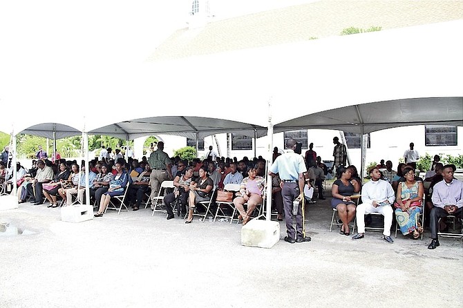 Hundreds showed up for the first open day for the general public for Sandals job fair.
Photo: Tim Clarke/Tribune Staff