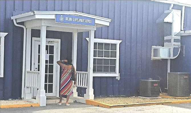 The Grand Bahama Utility Company building in Freeport. 