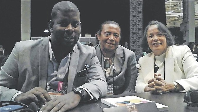 The Nassau delegates at the UCCN Conference - Gevon Moss, Patricia Glinton-Meicholas and Pam Burnside.