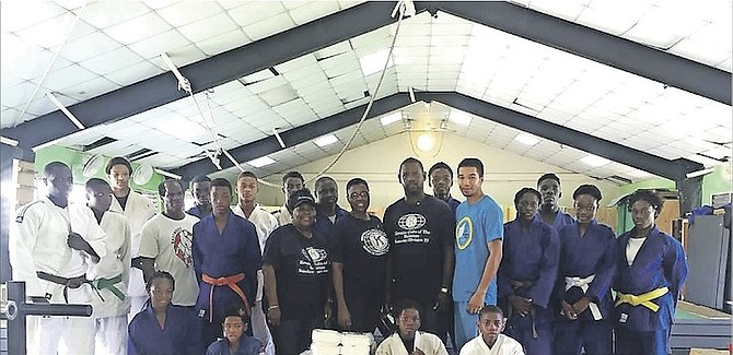 The Fox Hill Kiwanis Club made a donation to the senior national judo team.