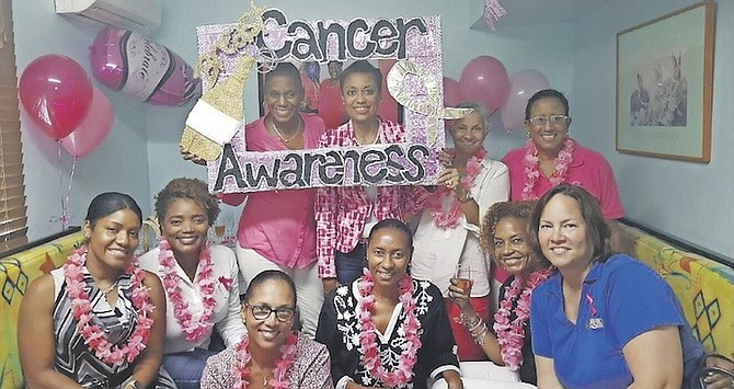 More than 20 women took part in the recent 'Champagne Mammoparty' at the Fourth Terrace Diagnostic Centre. 
