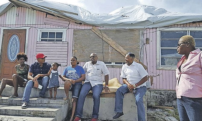FNM leader Dr Hubert Minnis during his tour of Andros. Photo: Yontalay Bowe