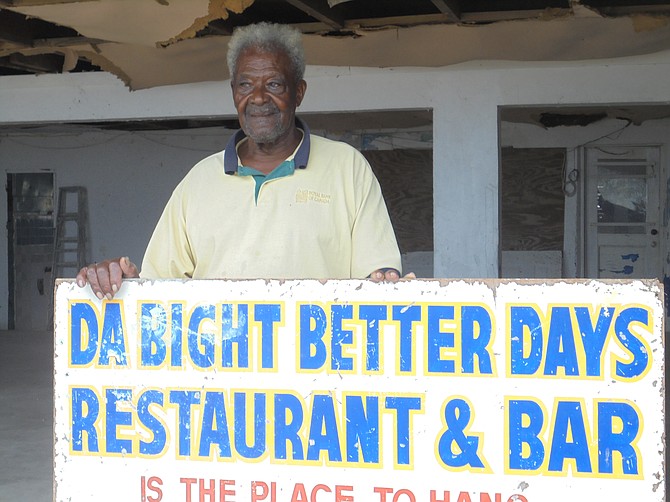 Kenneth Wilson at Da Bight Better Days Restaurant and Bar.