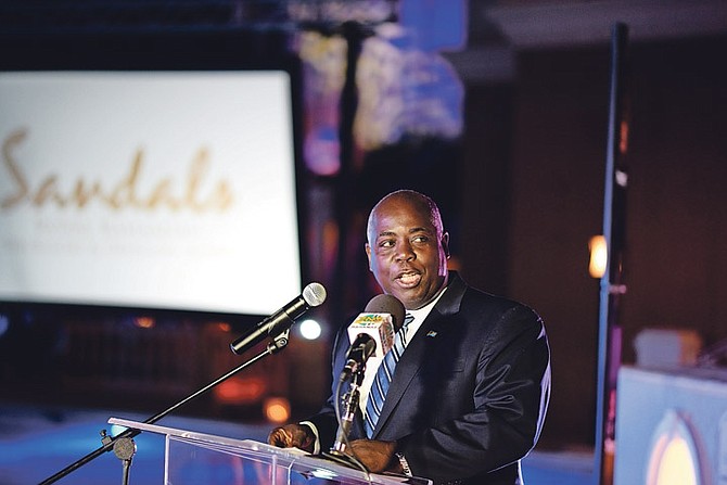 Deputy Prime Minister Philip 'Brave' Davis at the Sandals reopening