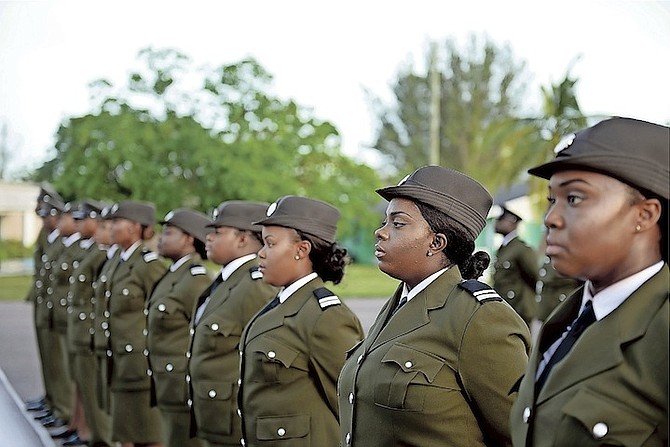 Immigration recruits graduating at the Police Training College. 
