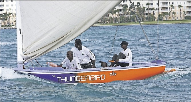 Aliv came on board just in time to sponsor the Thunderbird for the Best-of-the-Best Regatta in Montagu Bay. 
Photo: Patrick Hanna/BIS