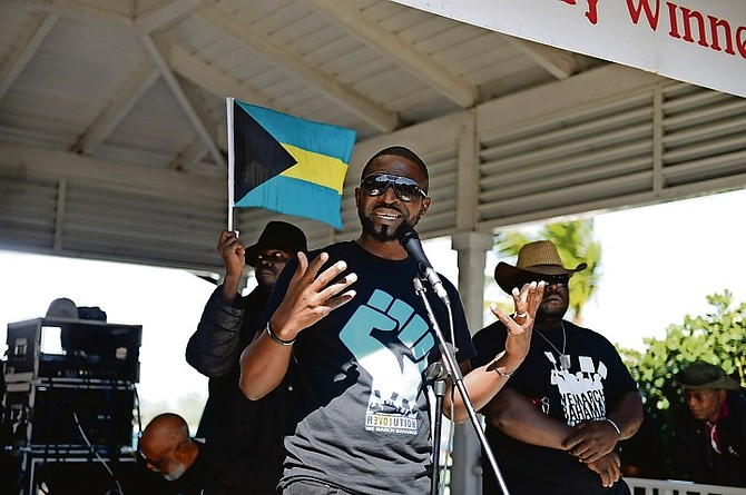 We March Bahamas lead organiser Ranard Henfield.