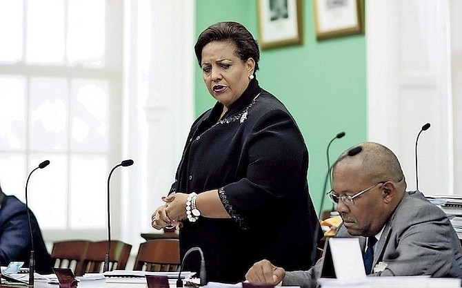 Loretta Butler-Turner, leader of Opposition in the House of Assembly. 