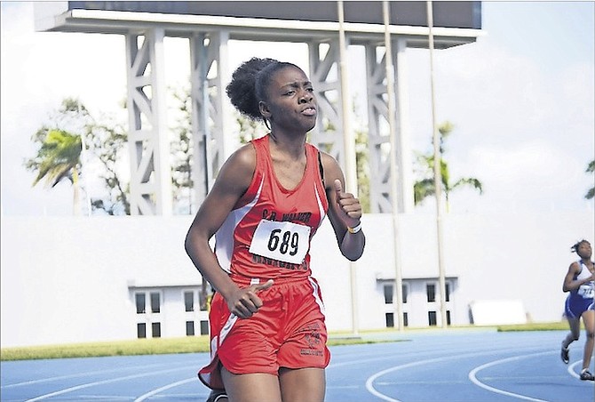 The CR Walker Knights look to repeat as champions going into the final day of the GSSSA Senior Track and Field Championships.
Photo: Shawn Hanna/Tribune Staff